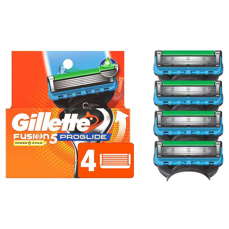 GILLETTE FUSION PROGLIDE POWER BLADE REF 4