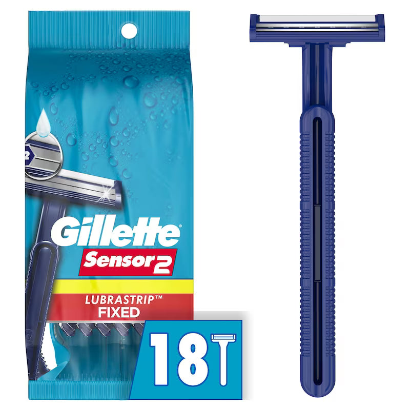 GILLETTE SENSOR2 RAZORS DISPOSABLE 18