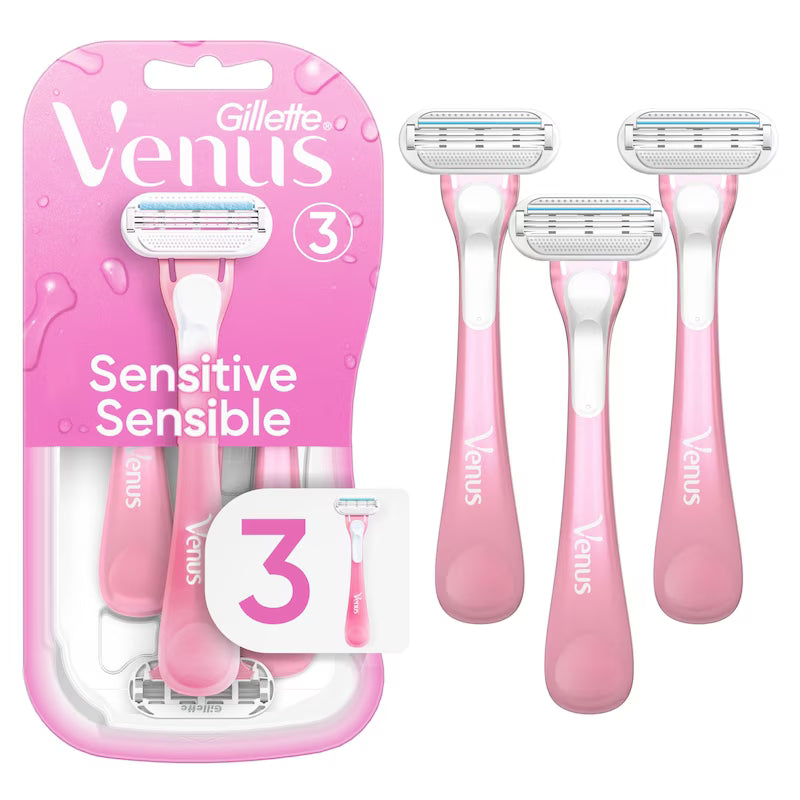 GILLETTE VENUS DISPOSABLE RAZOR SENSITIVE SKIN 3