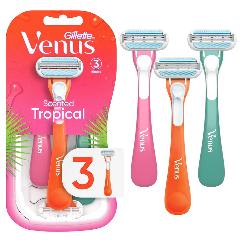 GILLETTE VENUS TROPICAL RAZOR DISPOSABLE 3