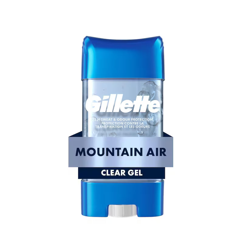 GILLETTE CLEAR GEL DEODORANT MOUNTAIN AIR 108G