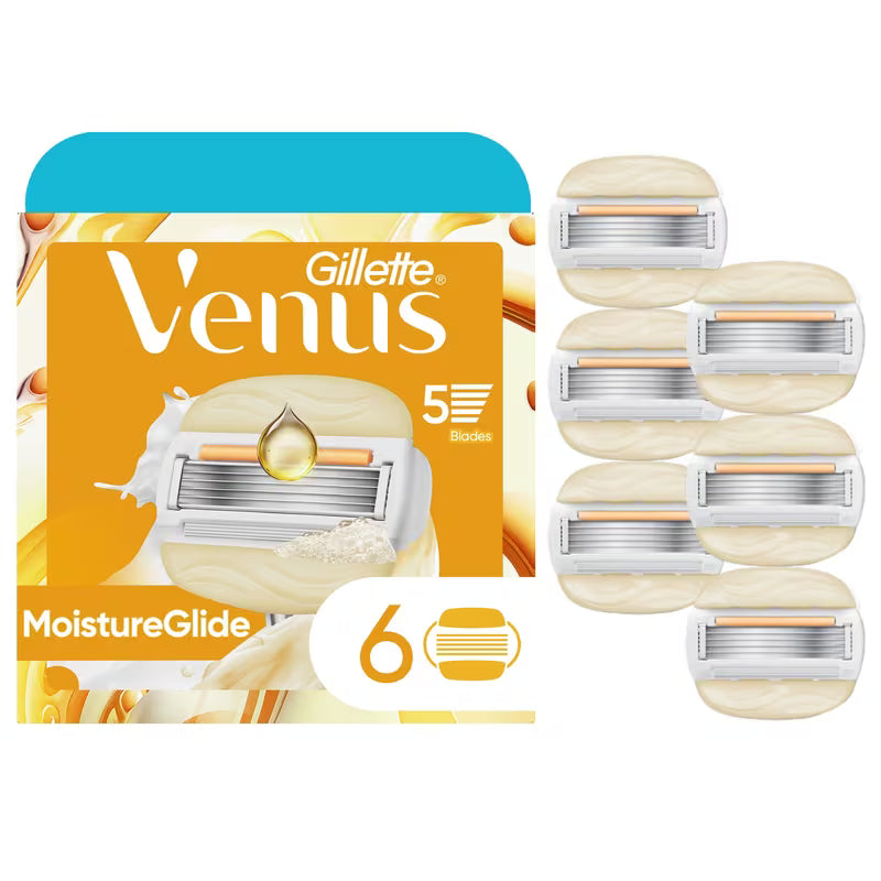 GILLETTE VENUS MOISTUREGLIDE CARTRIDGES 6