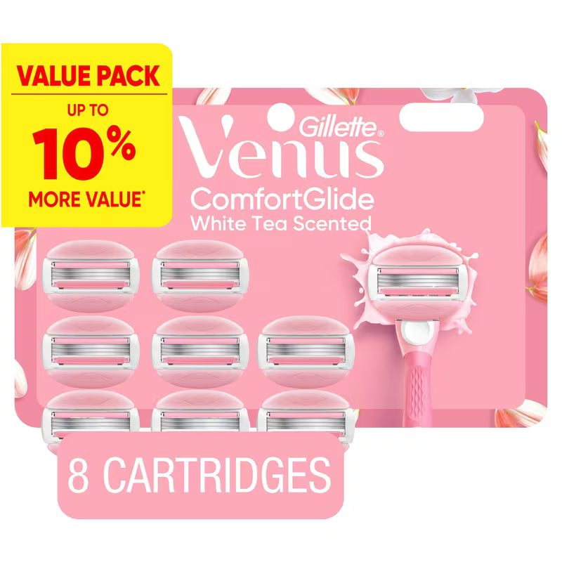GILLETTE VENUS COMFORTGLIDE3 WHITE TEA CARTRIDGE 8