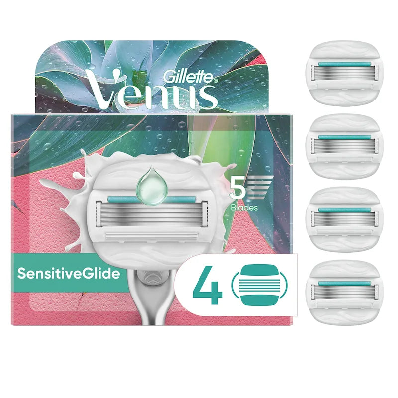 VENUS RAZORS SENSITIVE ALOE BLOOM SCENTED 4