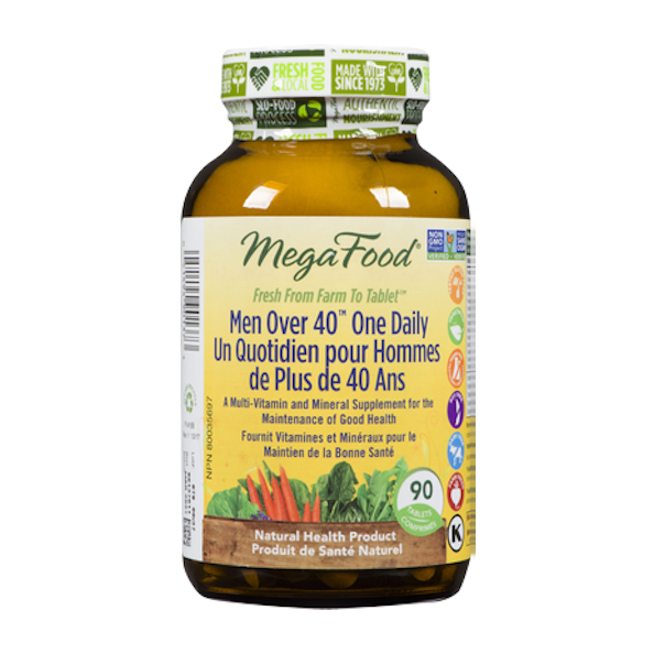 MegaFood_Men Over 40 One Daily_90 tabs