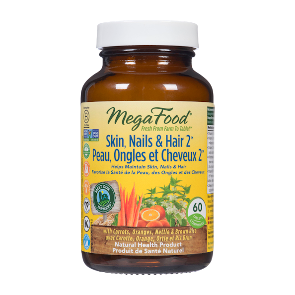 MegaFood_Skin Nails & Hair 2_60 tabs