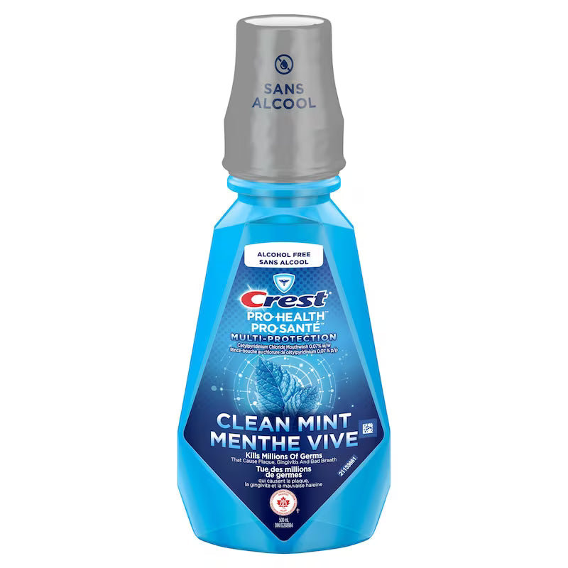 CREST PRO-HEALTH RINSE REFRESHING CLEAN MINT 500ML