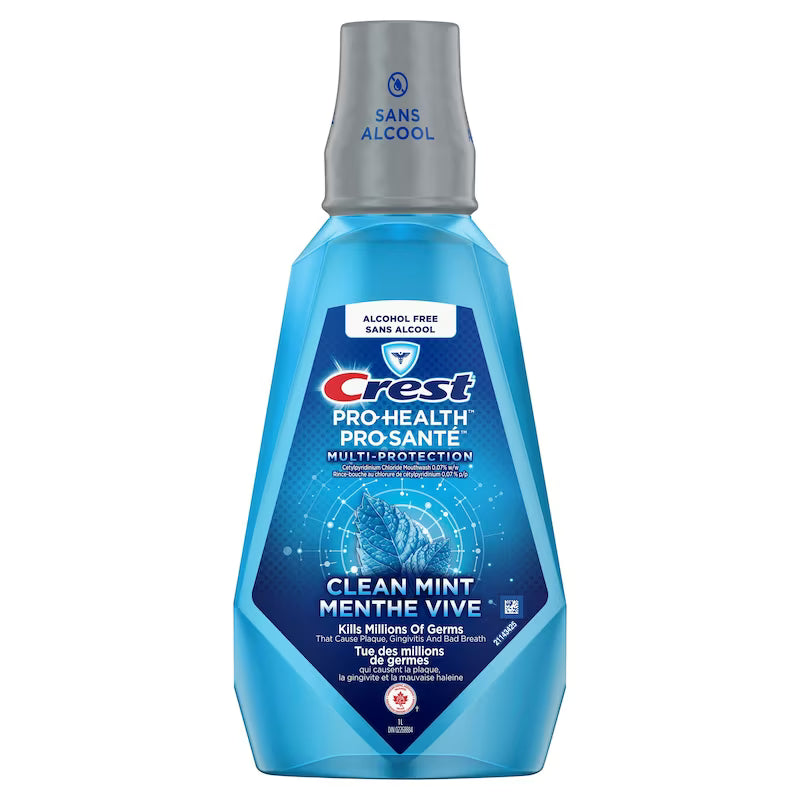MOUTHRINSE CREST PRO-HEALTH REFRESH CLEAN MINT 1L MOUTHWASH