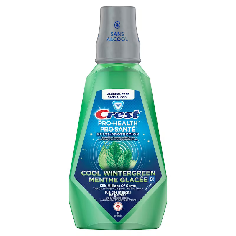 CREST PRO-HEALTH RINSE CLEAN WNTRGRN 1L MOUTHWASH