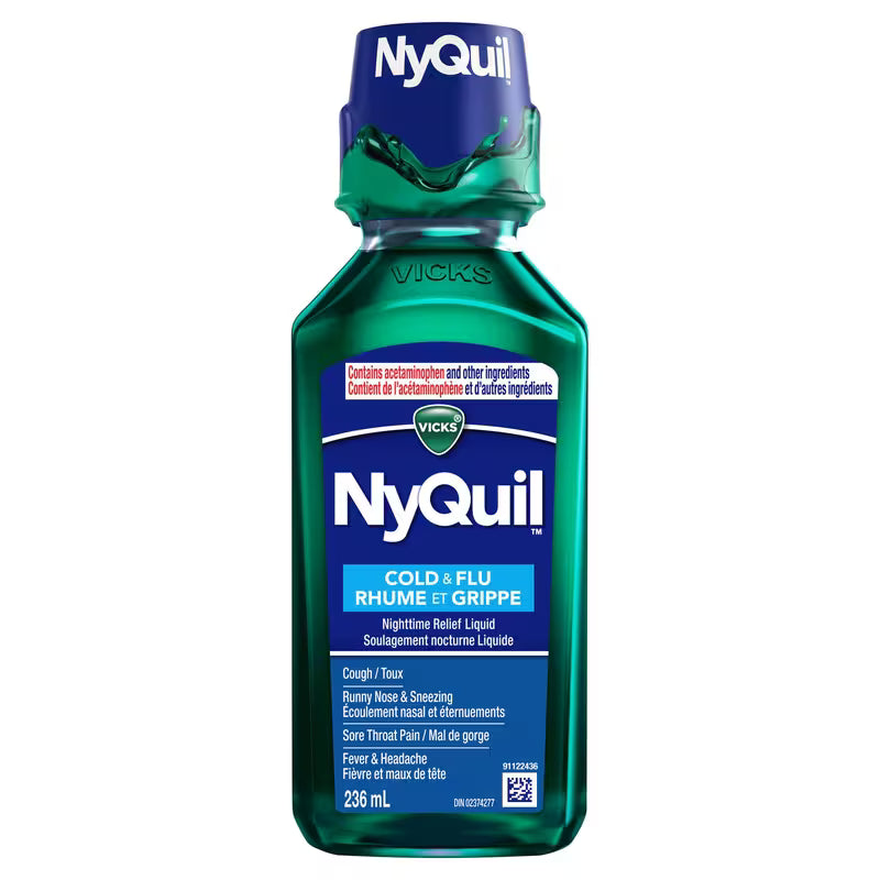 VICKS NYQUIL COLD&FLU ORIGINAL 650MG/30ML 236ML LIQUID