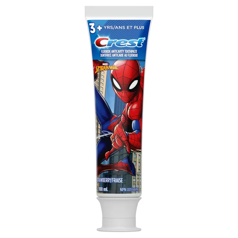 CREST TOOTHPASTE SPIDERMAN KIDS STRAWBERRY 100ML