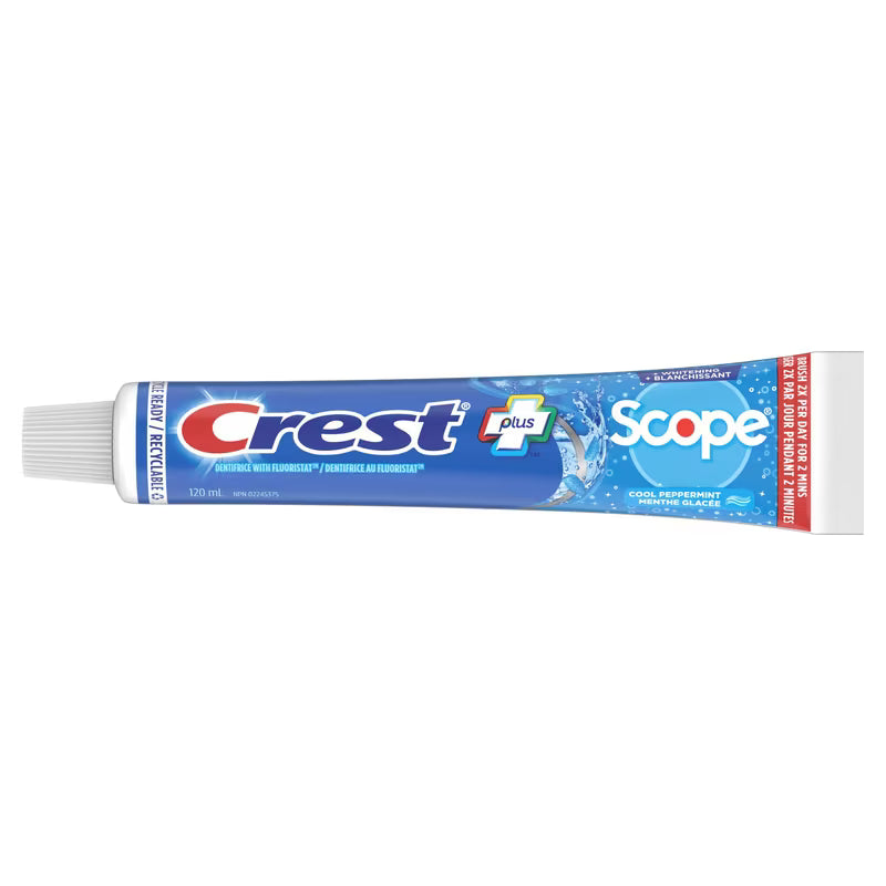 CREST CMLT+ SCOPE T/P COOL PEPPERMINT 120ML TOOTHPASTE