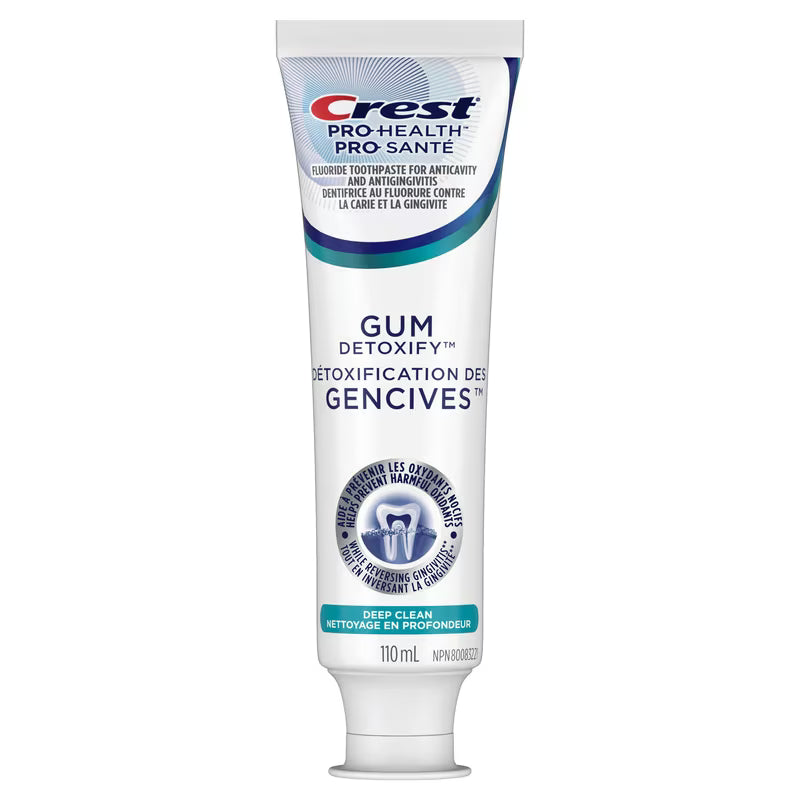 CREST P-H GUM DETOXIFY T/P DEEP CLEAN 110ML TOOTHPASTE