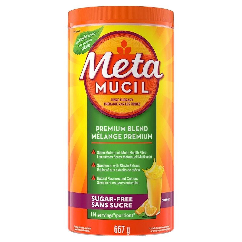 METAMUCIL NATURAL SMOOTH SUGFR ORANGE PD 667G POWDER