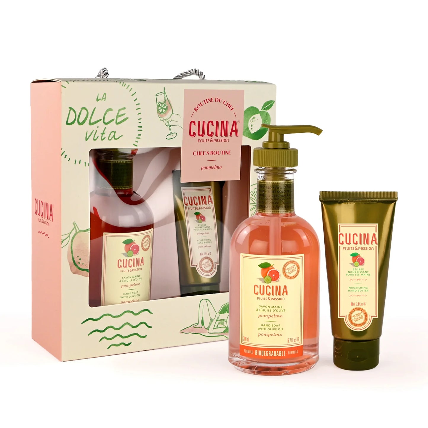 FRUITS & PASSION CUCINA DUO HAND CARE BELLINI pack of 6