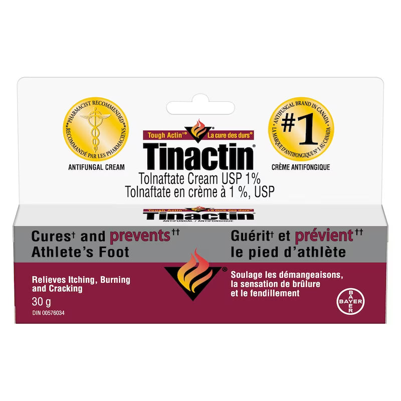 TINACTIN CR 1% ATHLELTE FOOT 30G CREAM