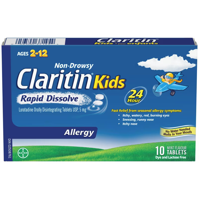 CLARITIN KIDS RAPID DISSOLVE 10 TABLET