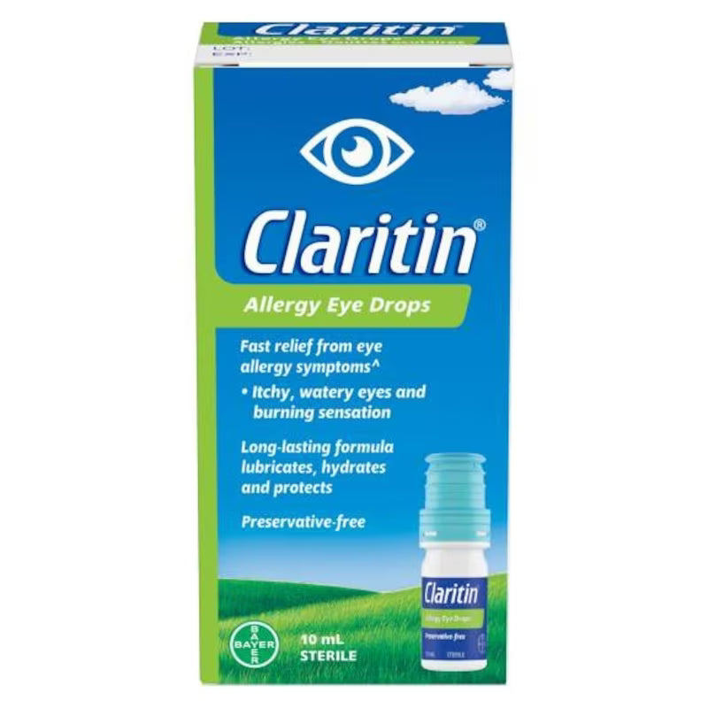 CLARITIN ALLERGY EYE DROPS 10ML DROP MED
