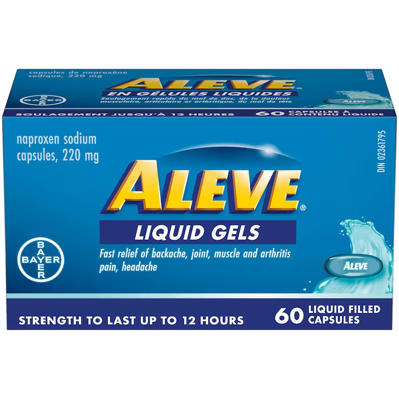 ALEVE LIQ GELS CAPS 220MG 60 CAPSULE