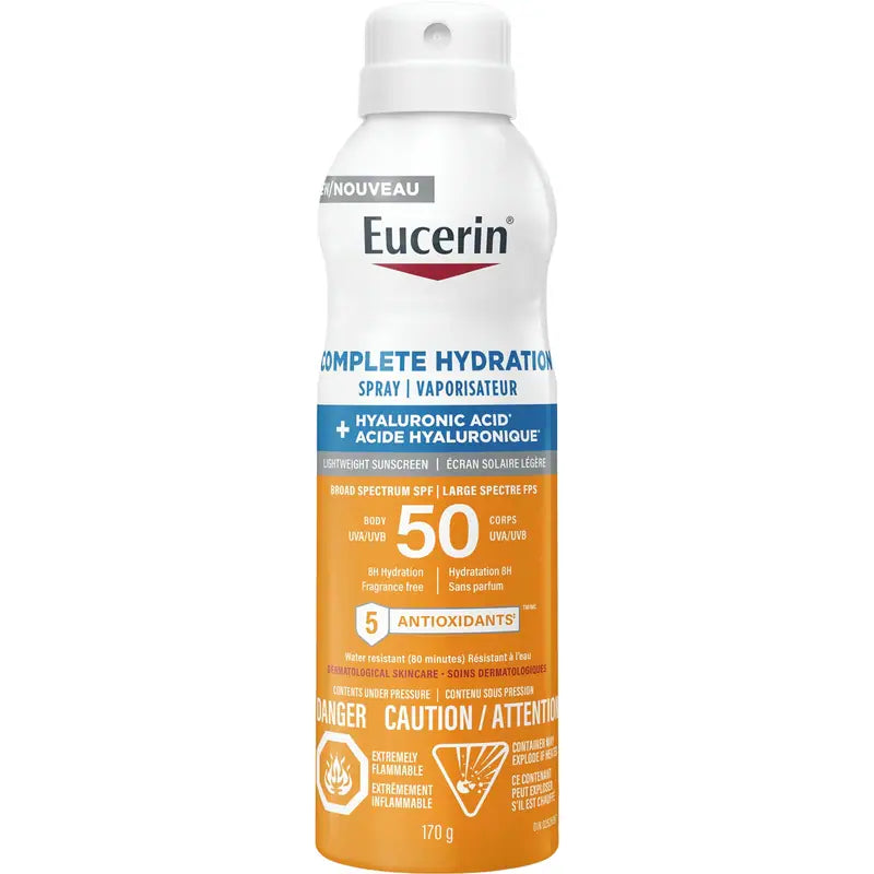 EUCERIN COMPLETE HYDRATION SP SPF50 170G SPRAY