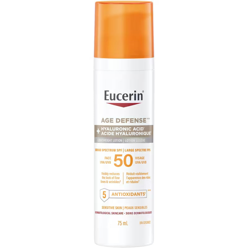 EUCERIN LOT AGE DEFENSE FACE SPF50 75ML LOTION