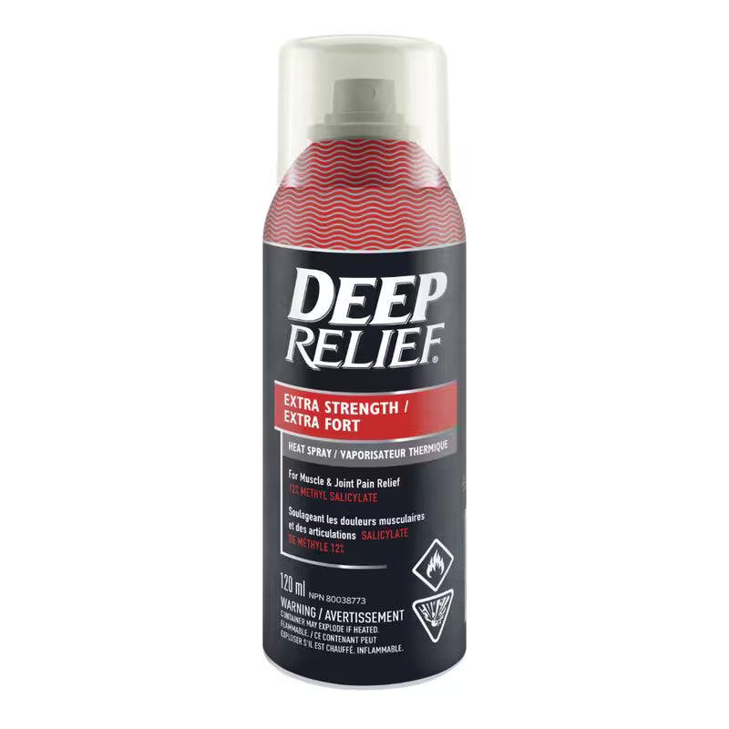 DEEP RELIEF SP HEAT XST 120ML AEROSOL