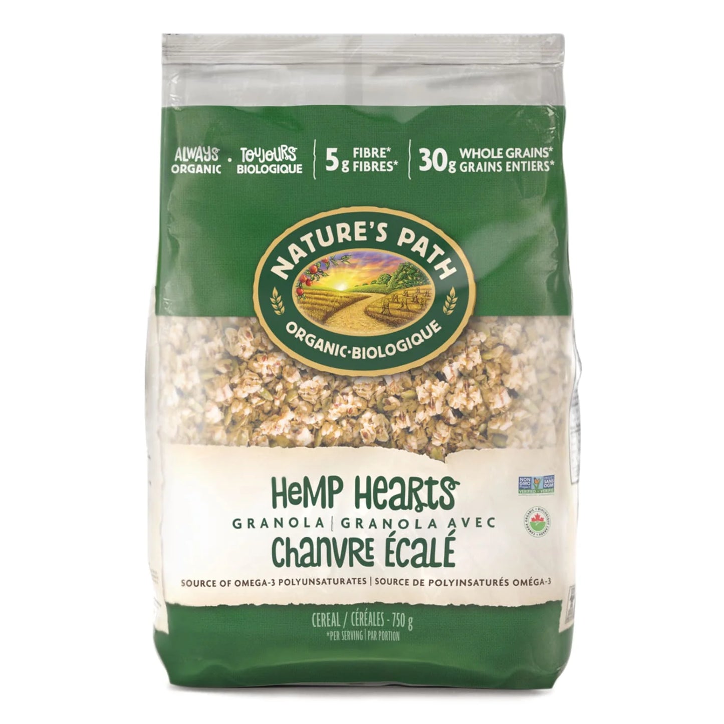 NATURE’S PATH BULK GRANOLAS - Granola, Hemp Hearts, Organic 11.35kg