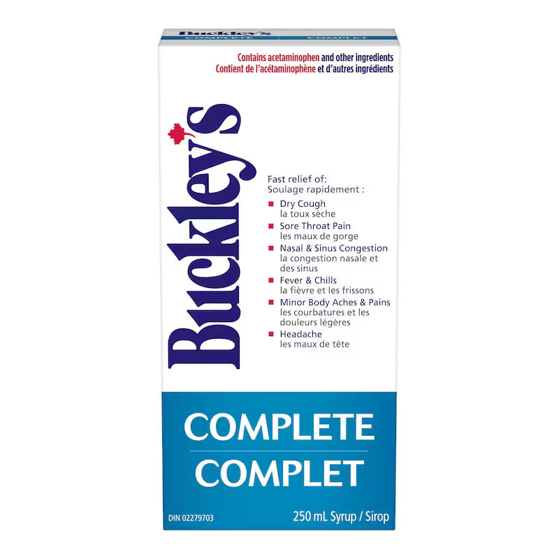 BUCKLEY'S COMPLETE 250ML SYRUP