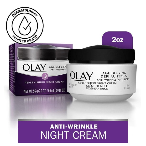 OLAY AGE DEFYING CR NIGHT ANTI-WRINKLE UV 60ML
