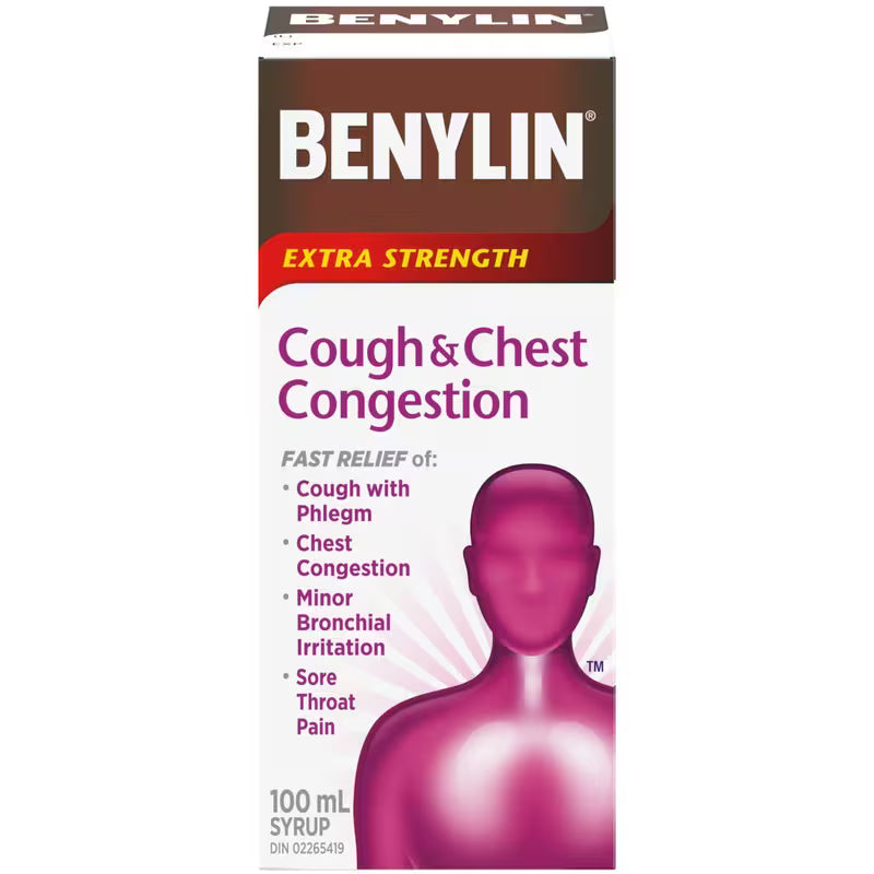BENYLIN SYR DM-E XST COUGH/CHEST/CONGETION 100ML SYRUP