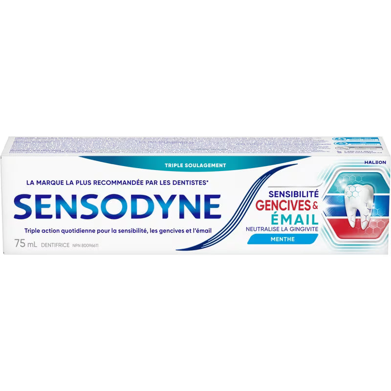 SENSODYNE SENS GUM & ENAMEL TOOTHPASTE MINT 75ML TOOTHPASTE