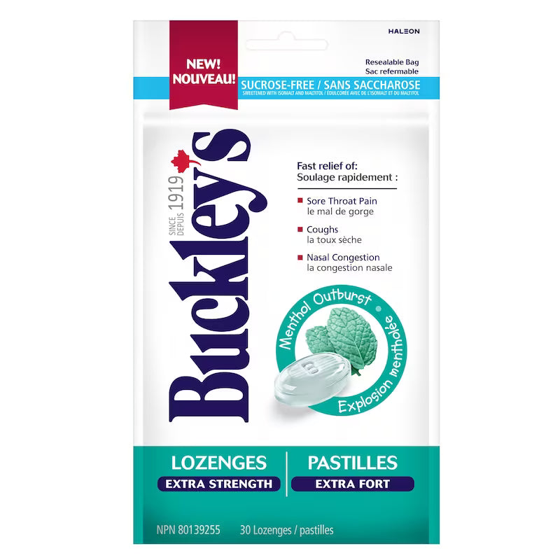BUCKLEY'S LOZENGE MENTHOL OUTBURST 30 LOZENGE