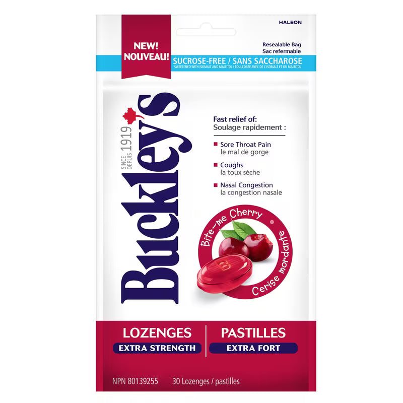 BUCKLEY'S LOZENGE BITE ME CHERRY 30 LOZENGE