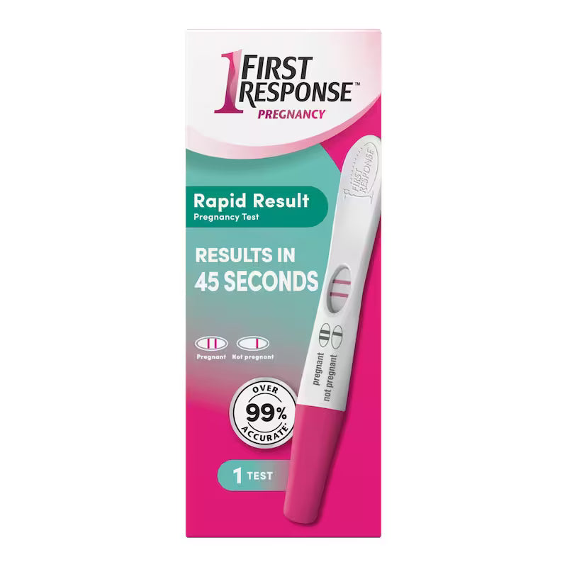 FIRST RESPONSE PREGNANCY TEST RAPID RESULT 1 TEST
