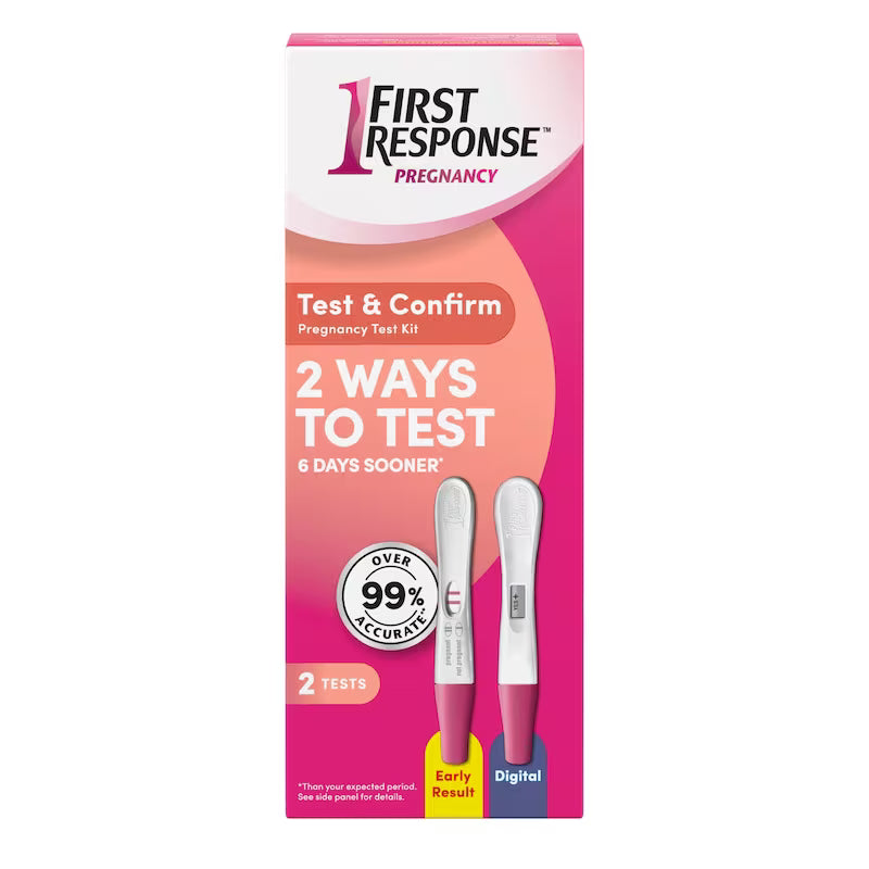 FIRST RESPONSE TEST & CONFIRM PREGNANCY