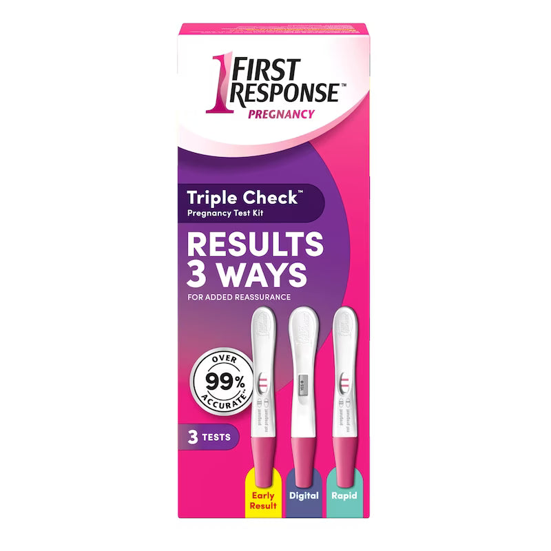 FIRST RESPONSE PREGNANCY TEST TRIPLE CHECK 1