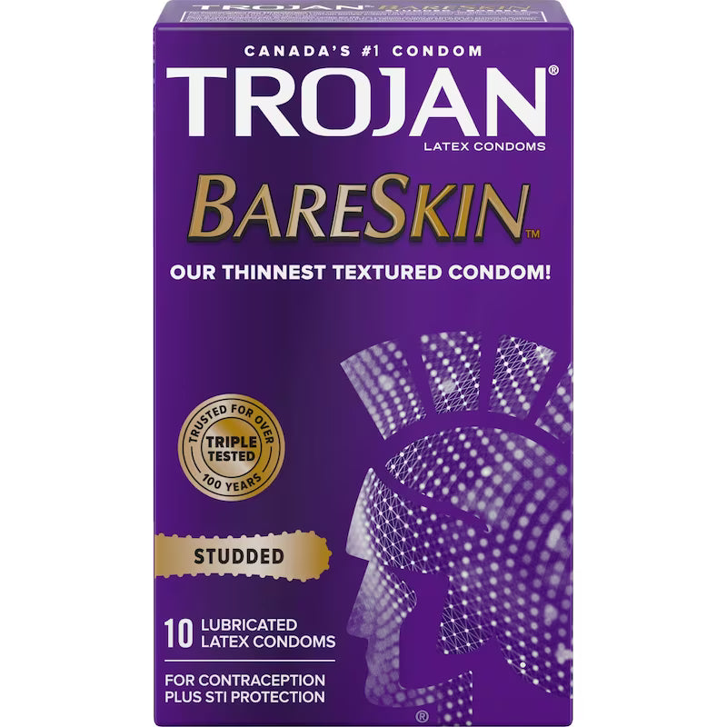 TROJAN BARESKIN STUDDED 10