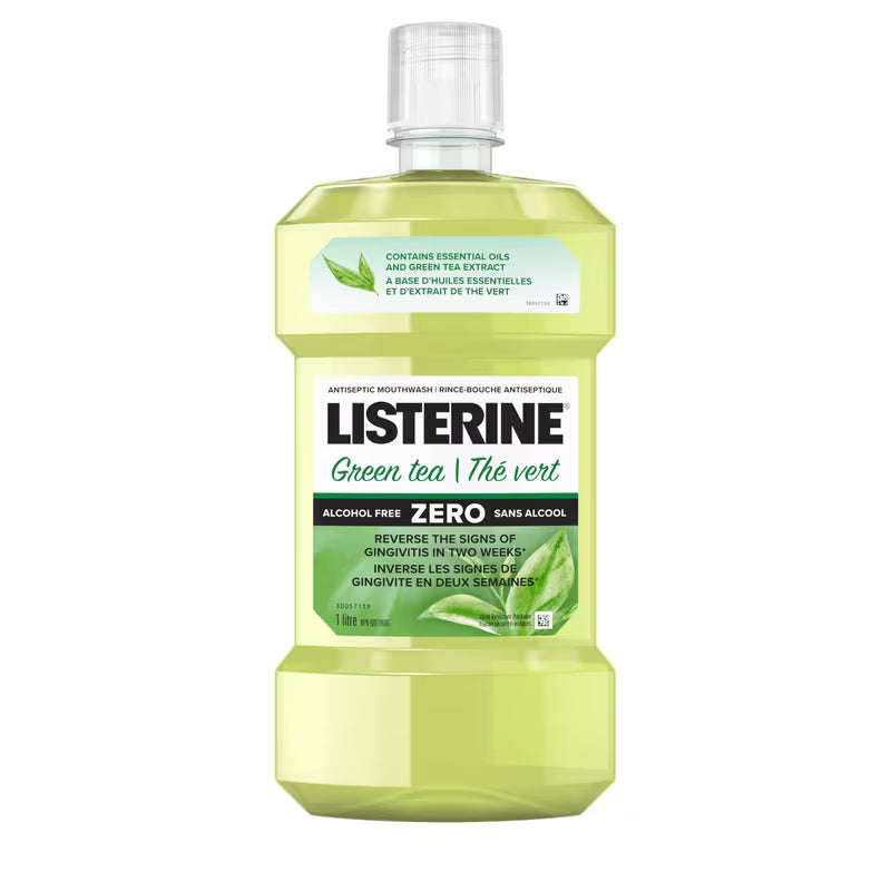 LISTERINE GREEN TEA ZERO 1L MOUTHWASH
