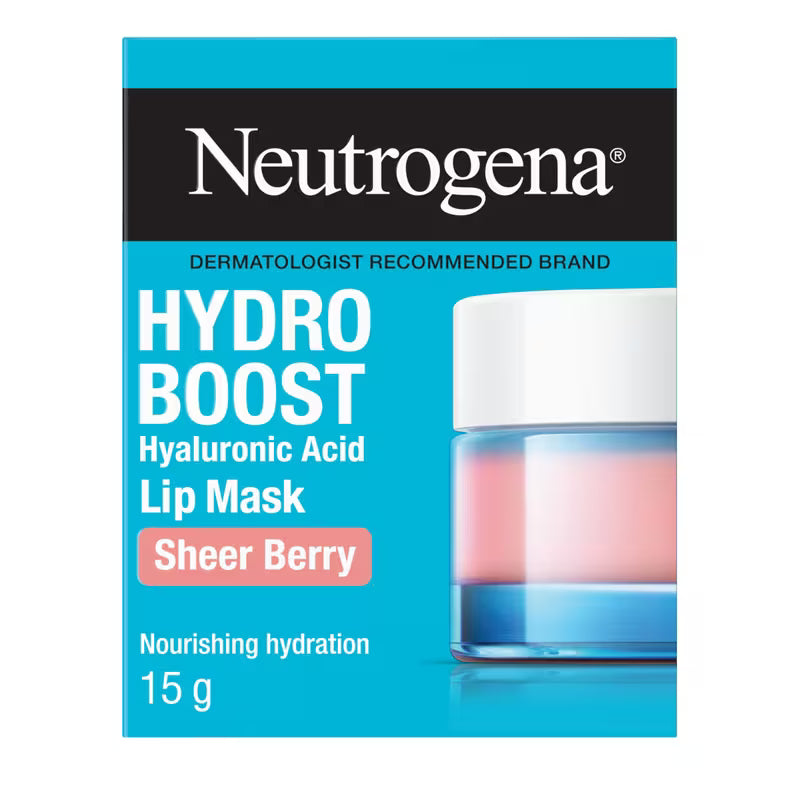 NEUTROGENA HYDRO BOOST LIP MASK SHEER BERRY 15G