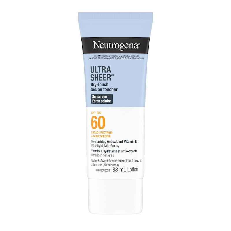 NTG U-SHEER SUNSCREEN DRY TOUCH SPF60 2X88ML LOTION