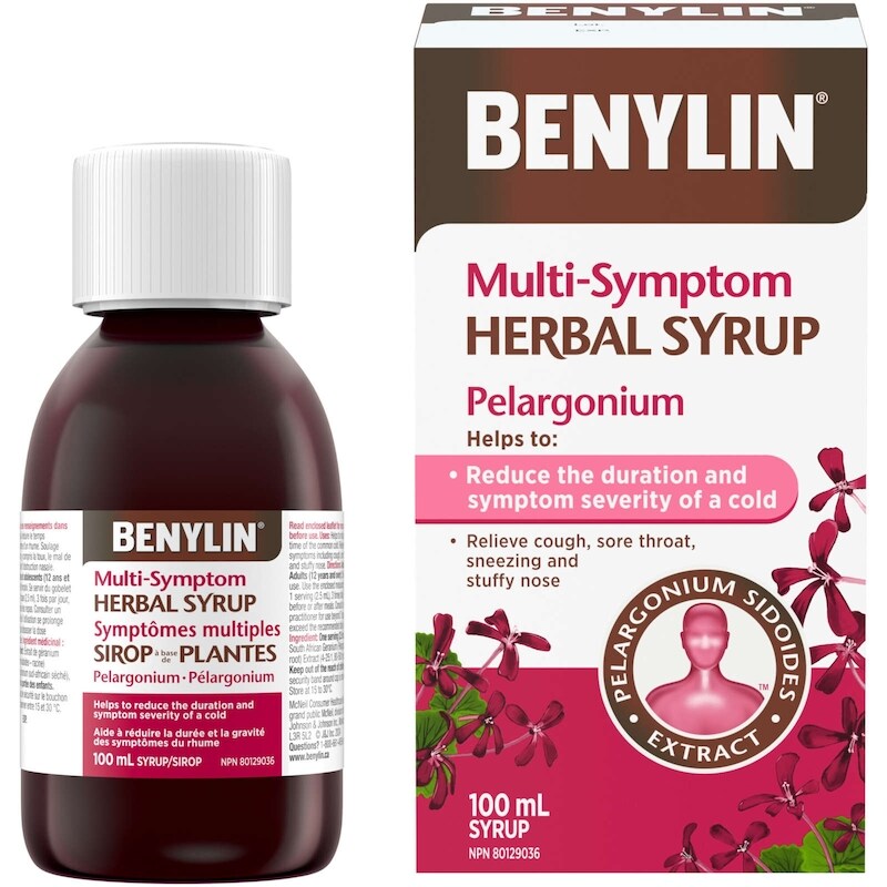 BENYLIN PELARGONIUM SYRUP 100ML SYRUP