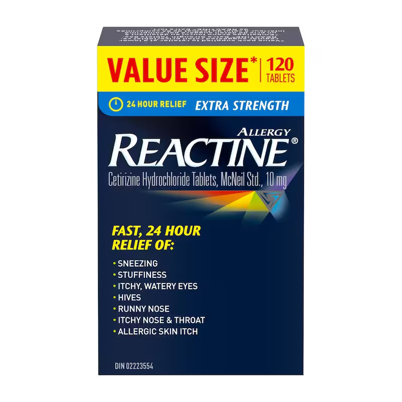 REACTINE XST TB 10MG 120 TABLET