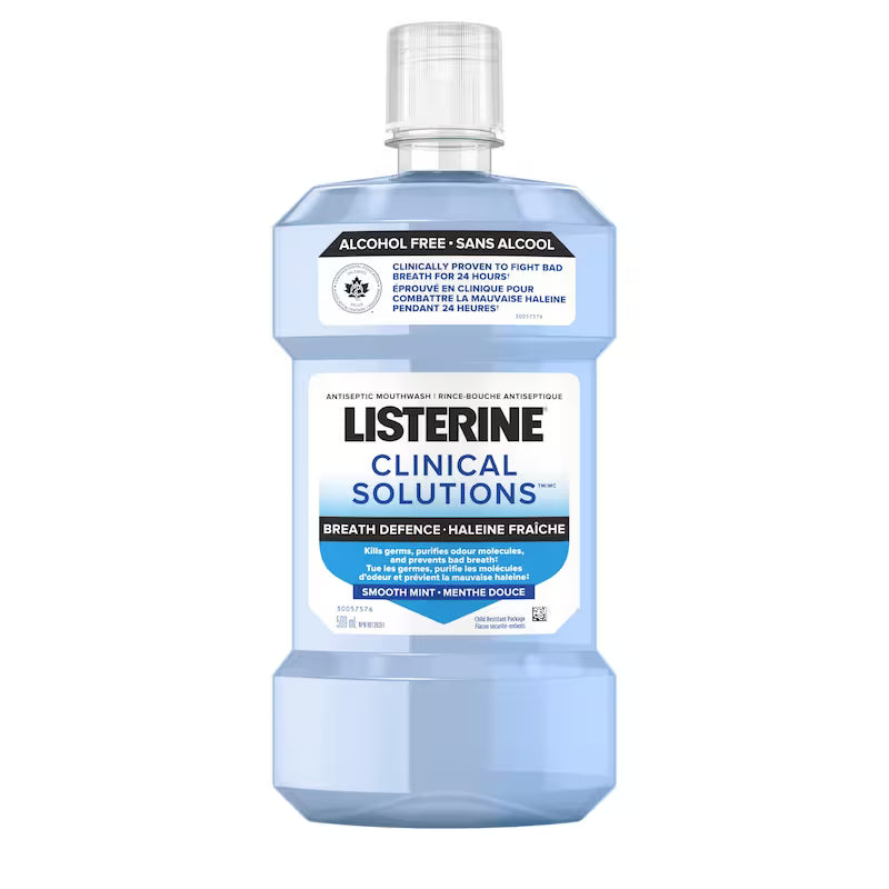 LISTERINE CLINICAL SOLUTIONS BREATH DEFENSE 500ML LIQUID