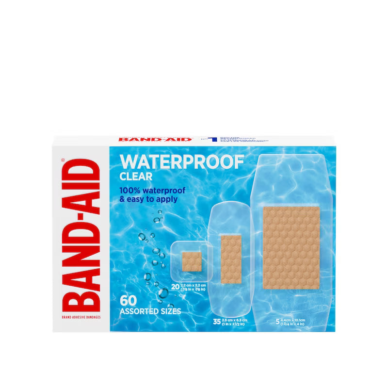 BAND-AID BANDAGE WATERPROOF ASTD SIZE 60