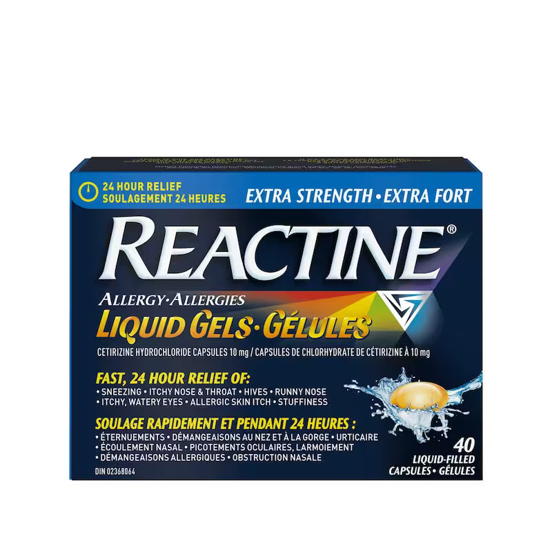 REACTINE XST 10MG LIQGEL 40 CAPSULE