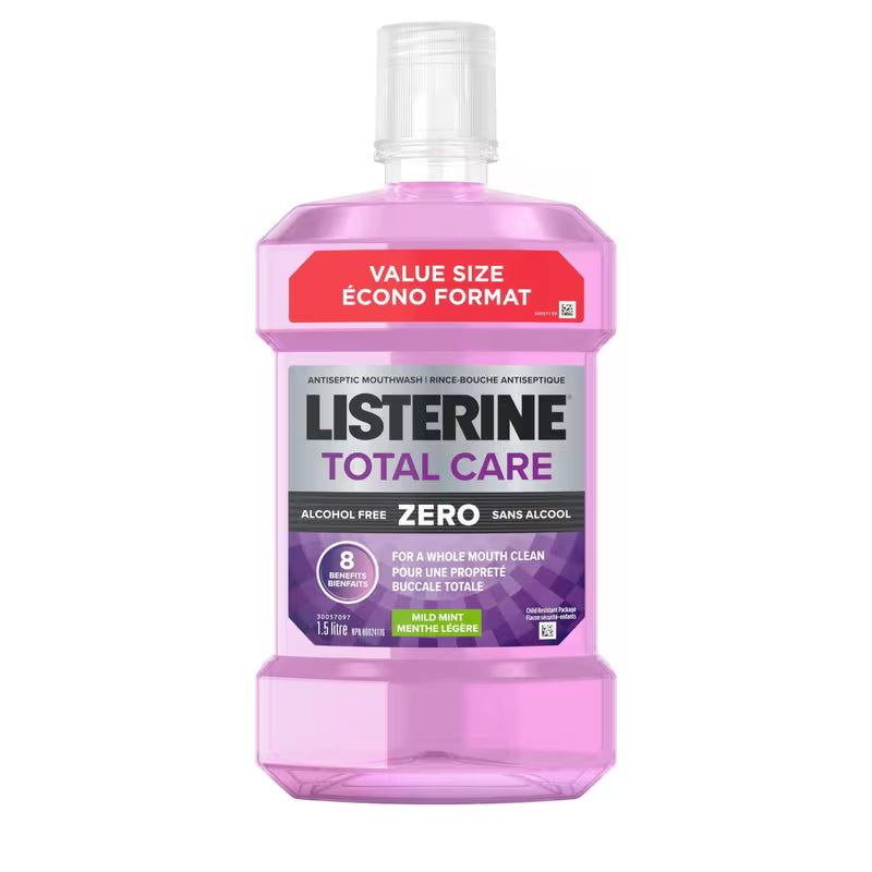 LISTERINE TOTAL CARE ZERO MOUTHWASH 1.5L MOUTHWASH