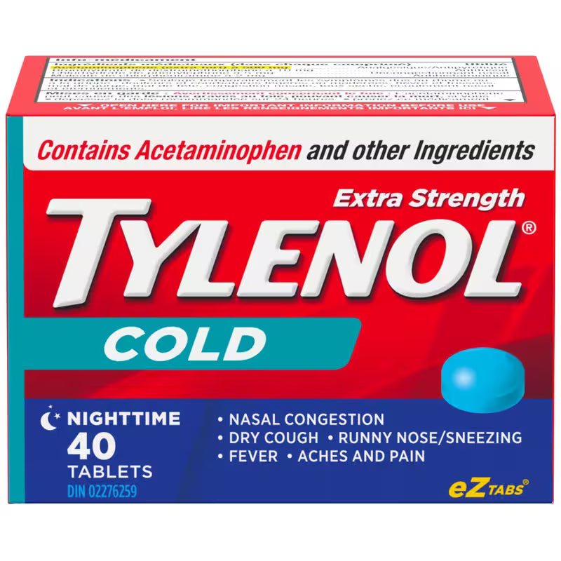 TYLENOL COLD XST NIGHT TIME TB 40 TABLET