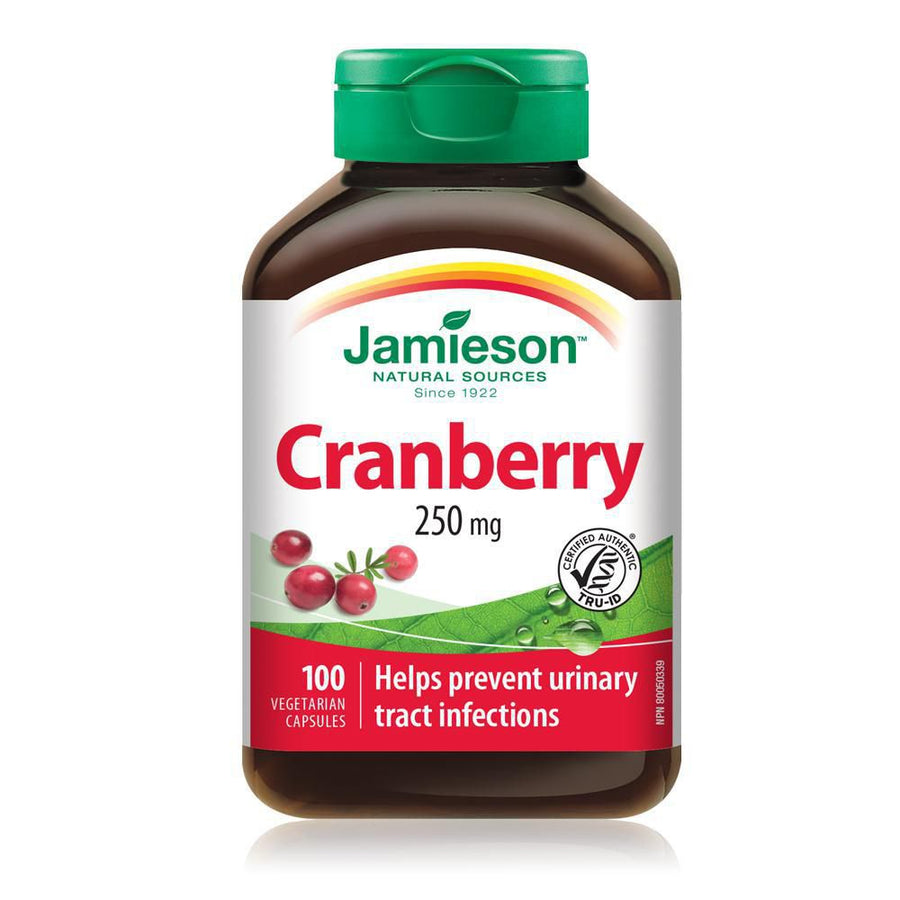 Jamieson JMS Cranberry 250mg 100's 100Vegetable Capsules