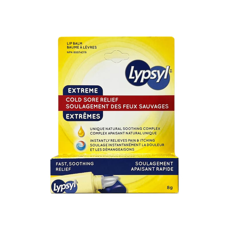 LYPSYL EXTREME COLD SORE RELIEF 8G STICK MED.