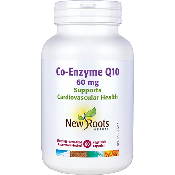 NEW ROOTS Co-Enzyme Q10 · 60 mg 60 capsules